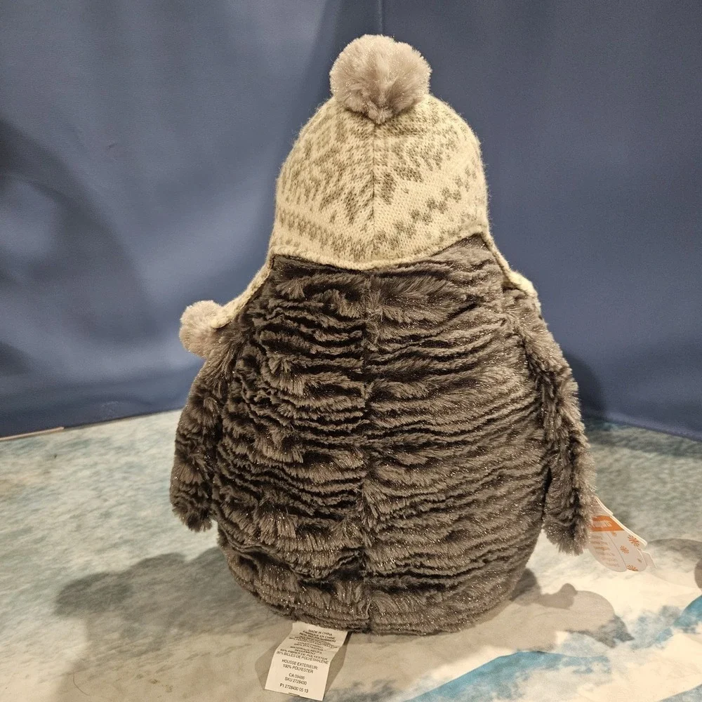 Pier 1 Imports Penguin & Lamb Plush Lot Winter Farmhouse Decor Stuffed Animals